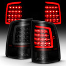 ANZO 2009-2018 Dodge Ram 1500 LED Taillight Plank Style Black w/Smoke Lens-5