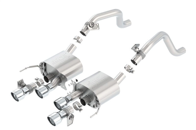 Borla 2014 Chevrolet Corvette C7 6.2L 8cyl ATAK Exhaust w/ NPP Dual Mode (rear section only) - 0