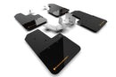Rally Armor 21-25 Ford Bronco (Plstc Bmpr - NO Rptr/Sprt - NO RR/RB) Blk Mud Flap w/Cy Orange Logo-1