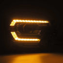 AlphaRex 12-15 Toyota Tacoma PRO-Series Projector Headlights Plank Style Alpha Black w/DRL-6