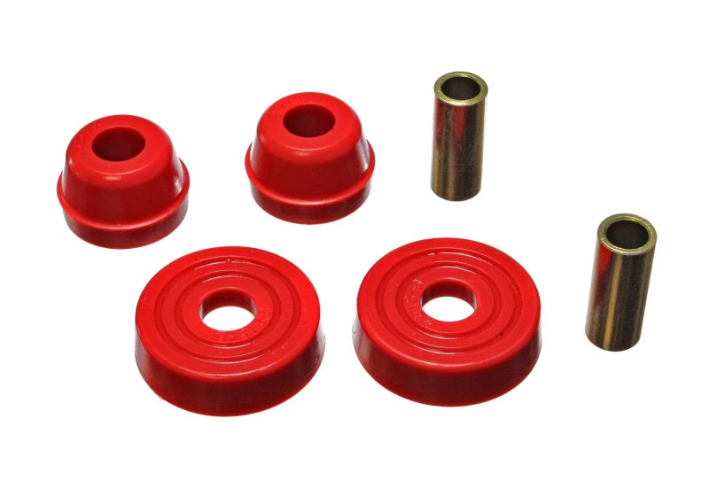 Energy Suspension 83-04 Ford Mustang SVO Red McPherson Strut Tower Bushing Set - 0