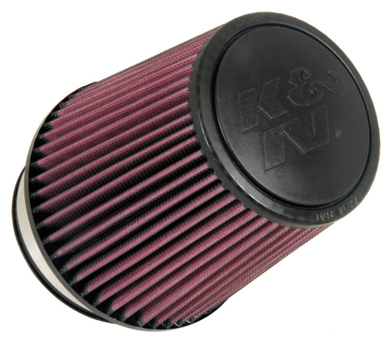 K&N Univ Rubber Round Tapered Filter 4.375in Flg ID/10 Deg Flg Angle 6in B OD/4.625in T OD/6.5in H - 0