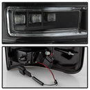 Spyder 04-08 Ford F-150 Projector Tail Lights - Light Bar DRL LED - Black ALT-YD-FF15004V2-LBLED-BK-11