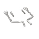 MagnaFlow Axle-Back, SS, 2.5in, Quad Split Rear 3.5in Tip 2015 Dodge Challenger 3.6L V6-33