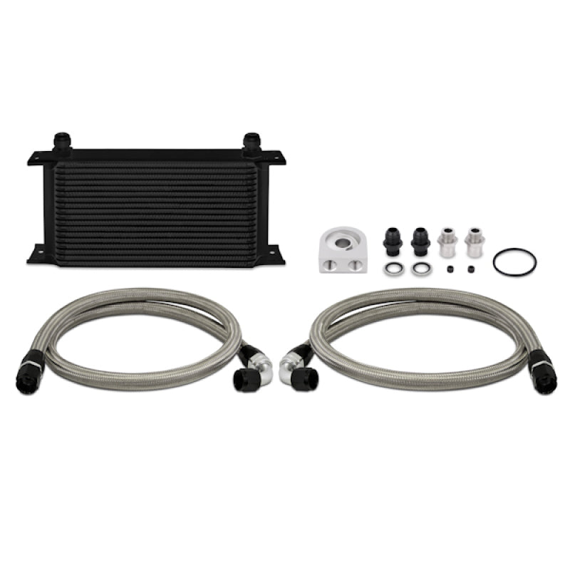 Mishimoto Universal 19 Row Oil Cooler Kit - Black - 0