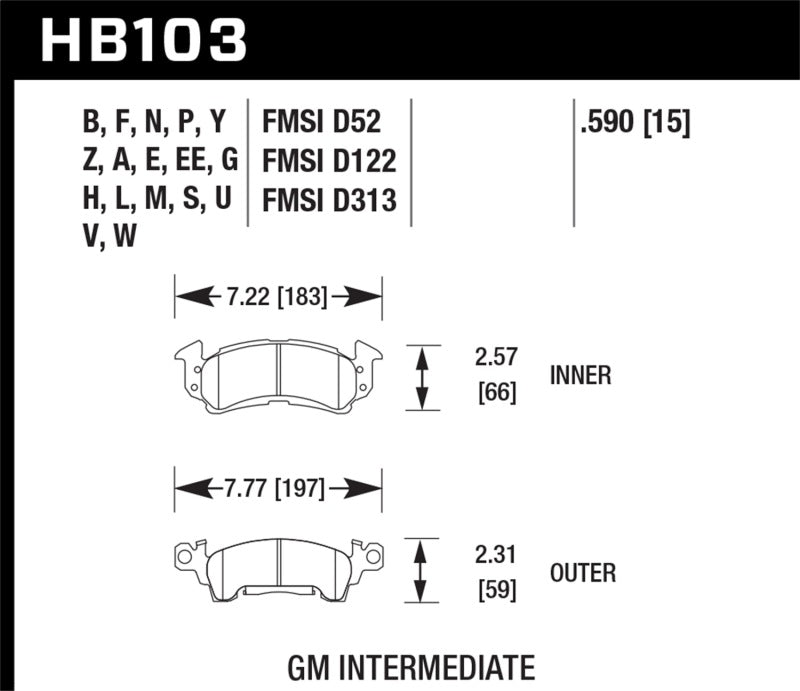 Hawk HPS Street Brake Pads - 0