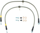 StopTech 06+ Civic Si Stainless Steel Front Brake Lines-4