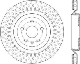 StopTech Slotted & Drilled Sport Brake Rotor - 0