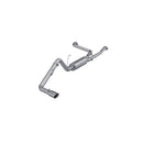 MBRP 22-23 Nissan Frontier 3.8L 3in Tip 3in Cat Back Single Side Exit Street Profile - Aluminized-1