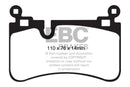 EBC 08-13 Mercedes-Benz C63 AMG (W204) 6.2 Yellowstuff Rear Brake Pads-3