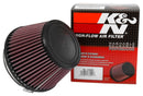 K&N Filter Universal X Stream Clamp-On 5in Flange 6.5in Base 4 1/2in Top 4 1/8in Height-12