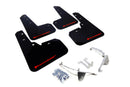 Rally Armor 13-17 Subaru Crosstrek XV Black UR Mud Flap w/Red Logo-1