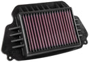 K&N Honda VT600C/CD Shadow 99-07 Replacement Drop In Air Filter-3