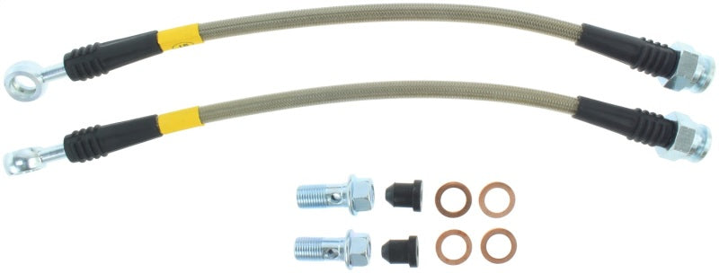 StopTech 2016 Mazda Miata Stainless Steel Rear Brake Lines - 0