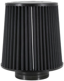 K&N Universal Rubber Filter-Round Tapered 4in Flange ID x 8in Base OD x 6.625in Top OD x 8in H-3