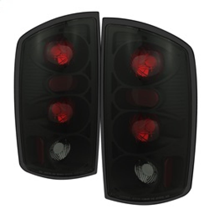 Spyder Dodge Ram 02-06 1500/Ram 2500/3500 03-06 Euro Style Tail Lights Black Smoke ALT-YD-DRAM02-BSM - 0