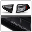 Spyder 08-14 Subara Impreza WRX Hatchback LED Tail Lights Seq Signal Black ALT-YD-SI085D-SEQ-BK-9