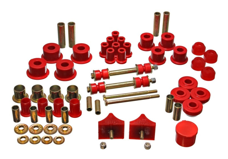 Energy Suspension 66-76 Chrysler A Body - Dart/Demon/Duster/Valiant Red Hyper-flex Master Bushing Se - 0