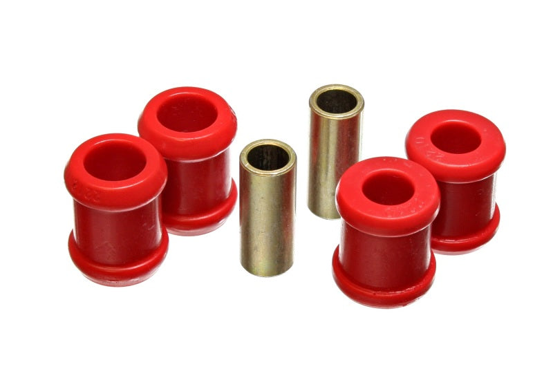 Energy Suspension 88-98 GM Silverado 1/2 Ton C-10/C1500 P/U 2WD Red Rear Shock Bushing Set - 0