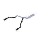 MBRP 19-20 Ford Ranger 2.3L 3in Dual Split Rear Outlet 4in OD Tips Black Coated Cat Back Exhaust-1