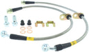 StopTech 04-07 STi & 06-07 WRX Stainless Steel Front Brake Lines-1