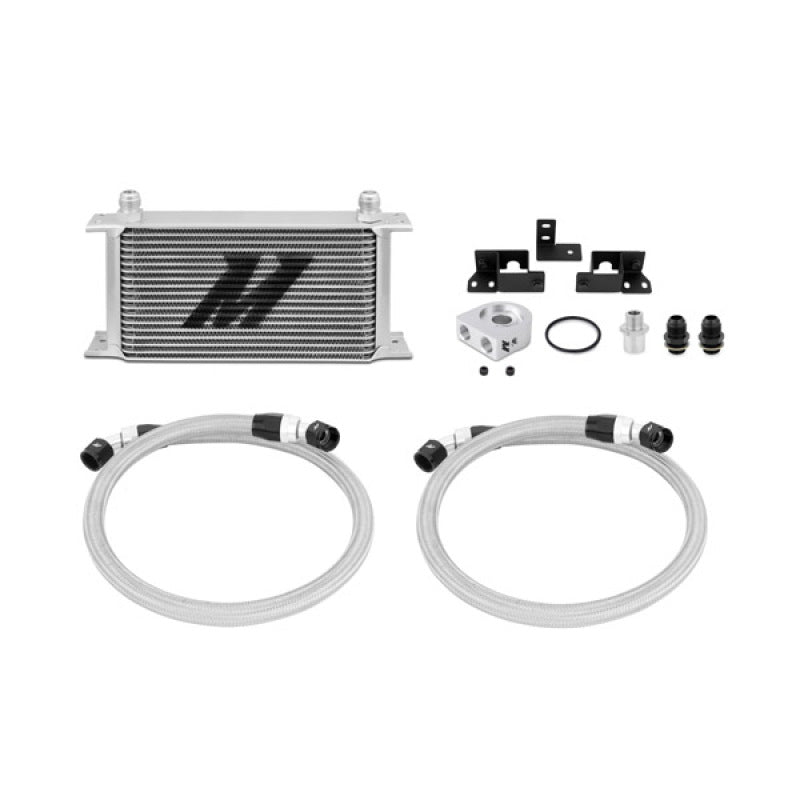 Mishimoto 07-11 Jeep Wrangler JK Oil Cooler Kit - Silver - 0