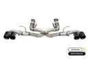 Corsa 20-25 Chevrolet Corvette C8 RWD 3in Xtreme Cat-Back Exhaust w/4.5in Carbon Fiber Black PVD Tip-1