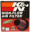 K&N Univ Rubber Round Tapered Filter 4.375in Flg ID/10 Deg Flg Angle 6in B OD/4.625in T OD/6.5in H-9