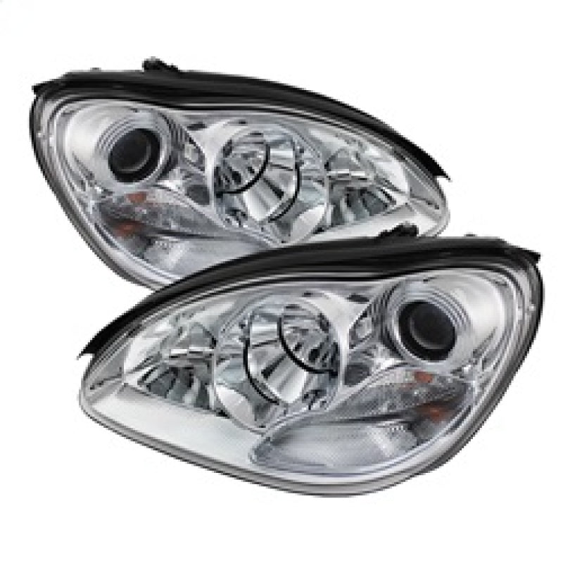 Spyder Mercedes Benz S-Class 03-06 Projector Headlights Xenon/HID Model- Chrm PRO-YD-MBW220-HID-C - 0