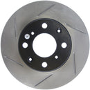 StopTech Power Slot 93-00 Honda Civic DX w/ Rr Drum Brakes Front Right Rotor-1
