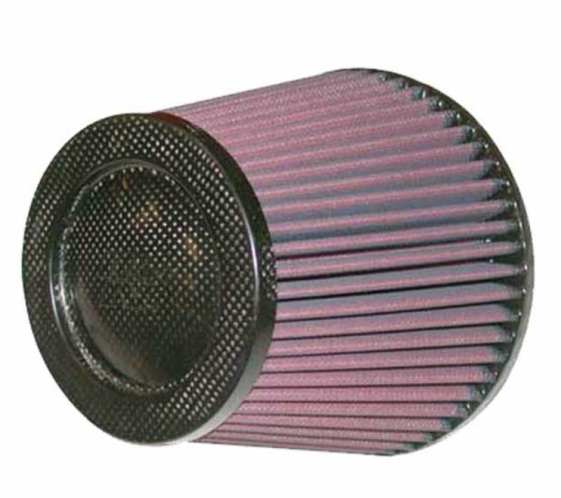 K&N Cone Filter 5in ID 6.5in base 4.5in top 5.625in height carbon fiber look - 0