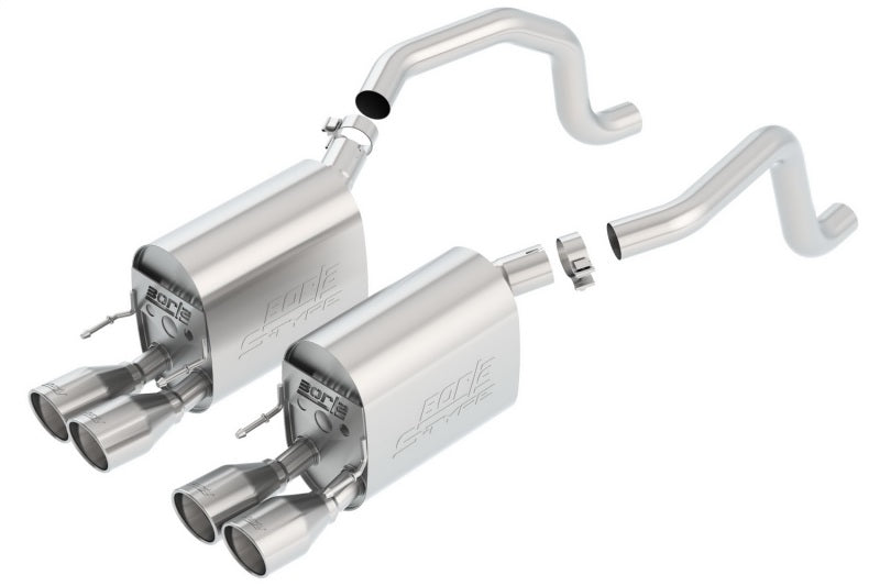 Borla 09-12 Corvette Coupe/Conv 6.2L 8cyl 6spd RWD inS-Type IIin Exhaust (rear section only) - 0