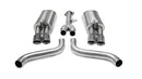 Corsa 1986-1991 Chevrolet Corvette C4 5.7L V8 L98 Polished Sport Cat-Back Exhaust-2