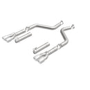 MagnaFlow Axle-Back, SS, 3in, Quad Split Rear 3.5 Tips 2015 Dodge Challenger incl SRT Hellcat-26