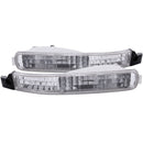ANZO 1992-1993 Honda Accord Euro Parking Lights Chrome-2