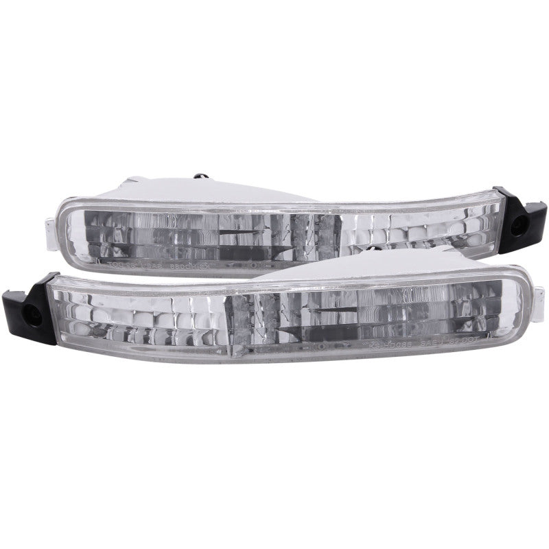 ANZO 1992-1993 Honda Accord Euro Parking Lights Chrome - 0