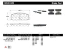 StopTech Performance 89-95 Mazda RX7 / 03-05 Mazda 6 Rear Brake Pads-6