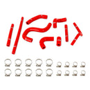 Mishimoto 96-02 Toyota 4Runner 3.4L (w/ Rear Heater) Silicone Heater Hose Kit - Red-1