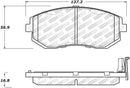 StopTech Street Select Brake Pads - Front-1