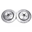 Power Stop 16-18 Cadillac ATS Rear Evolution Drilled & Slotted Rotors - Pair-2
