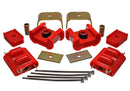 Energy Suspension 73-84 K5 Blazer 4WD Fullsize Red Complete Motor & Trans Mount Set Zinc Finish-1