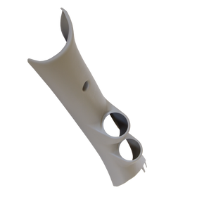 Autometer 10-12 Dodge Ram 52mm Taupe Dual Pillar Pod - 0