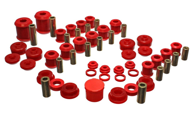 Energy Suspension 95-99 Mitsubishi Eclipse FWD/AWD Red Hyper-flex Master Bushing Set - 0