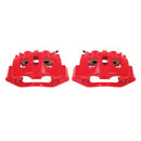 Power Stop 11-19 Chevrolet Silverado 2500 HD Rear Red Calipers w/Brackets - Pair-1