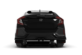 Rally Armor 17-19 Honda Civic Sport/Sport Touring Black UR Mud Flap w/Red Logo - 0