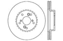 StopTech 99-08 Acura TL (STD Caliber) / 01-03 CL / 04-09 TSX Cross Drilled Left Front Rotor-6