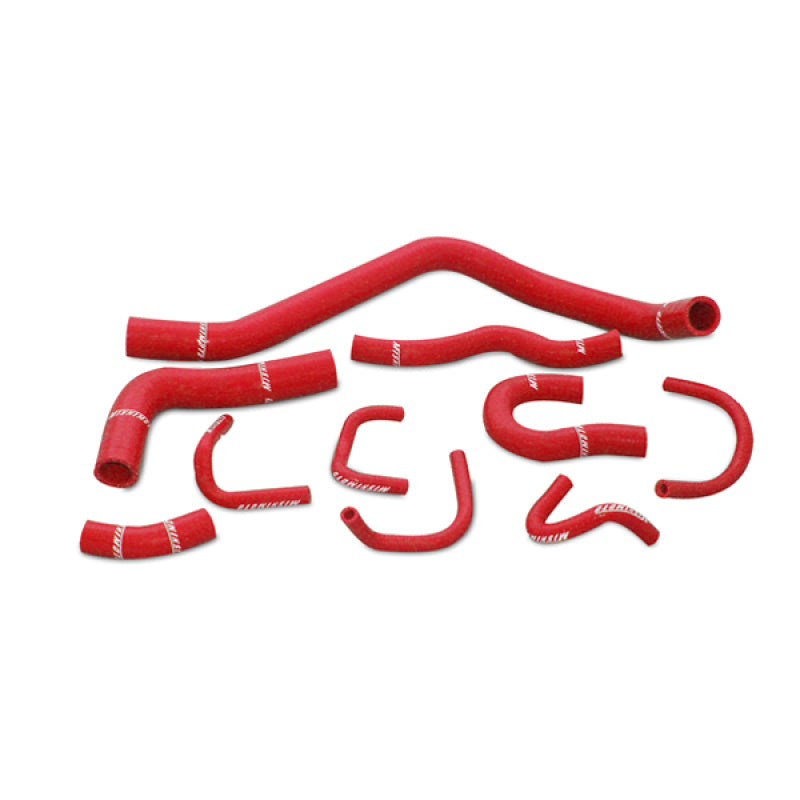 Mishimoto 88-91 Honda Civic Red Silicone Hose Kit - 0