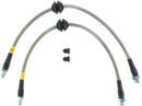 StopTech 07-09 Mazdaspeed3 / 04-07 Mazda 3 Stainless Steel Rear Brake Lines-4
