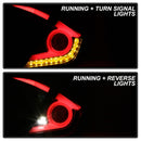 Spyder 16-19 Honda Civic 4 Door Light Bar LED Tail Lights - Black - ALT-YD-HC164D-LB-BK-7
