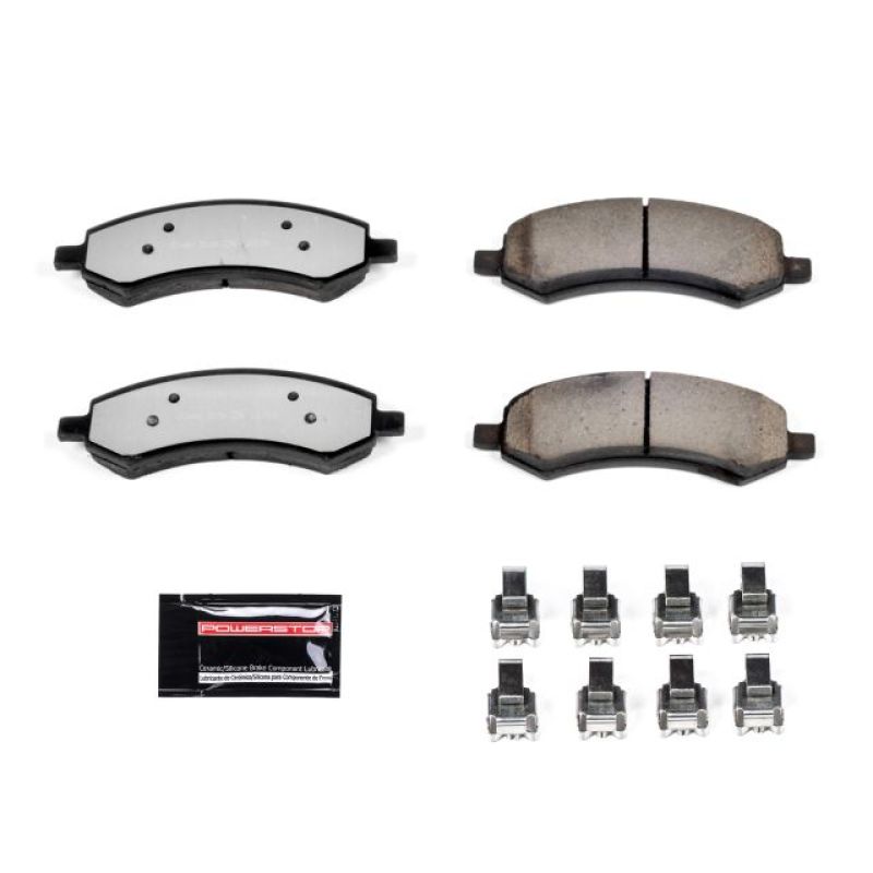 Power Stop 07-09 Chrysler Aspen Front Z36 Truck & Tow Brake Pads w/Hardware - 0